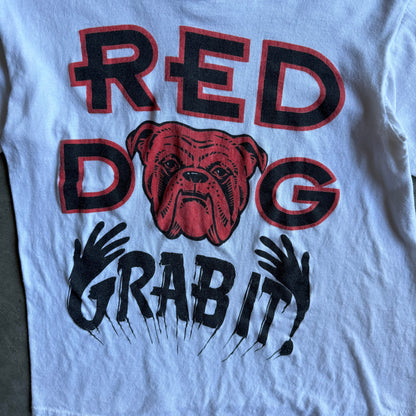 Vintage Red Dog Beer ‘Grab It’ Boxy White Tee