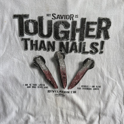 Y2K Tru Witness ‘My Savior Is Tougher Than Nails’ Jesus Tee