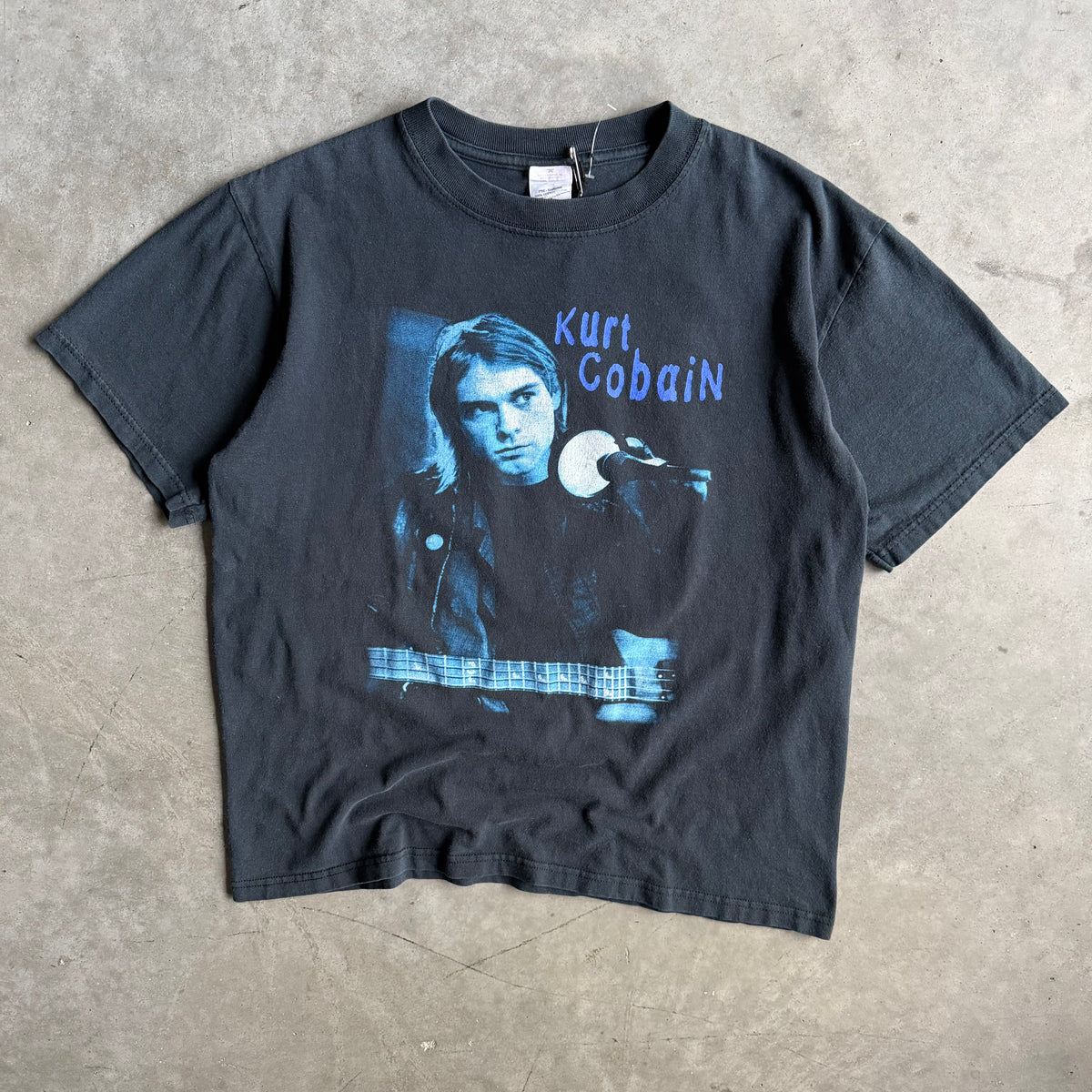 Y2K Kurt Cobain End Of Music Tribute T Shirt Nirvana