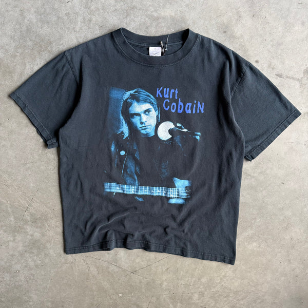 Y2K Kurt Cobain End Of Music Tribute T Shirt Nirvana