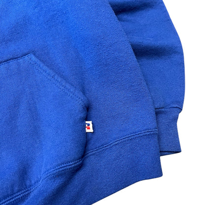 Vintage 80s Russell Athletic Blue Blank Hoodie
