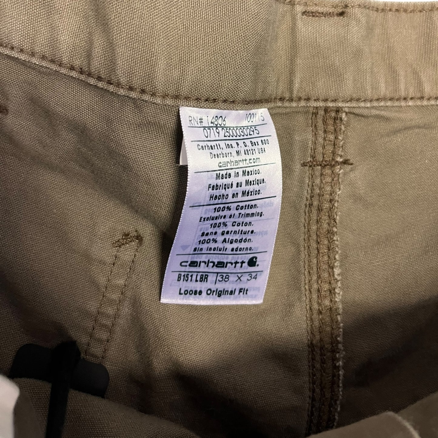Carhartt ‘B11 LBR’ Loose Original Fit Carpenter Pants