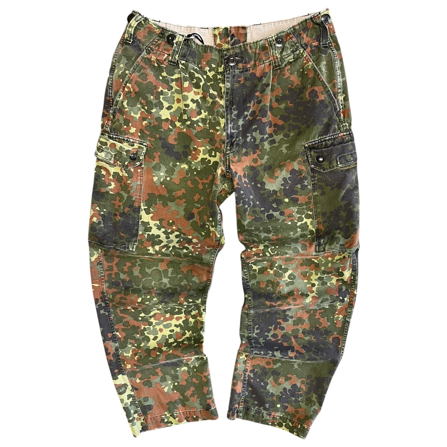 Vintage German Army Flecktarn Camo Cargo Pants