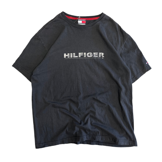 Y2K Tommy Hilfiger Denim Black Tee