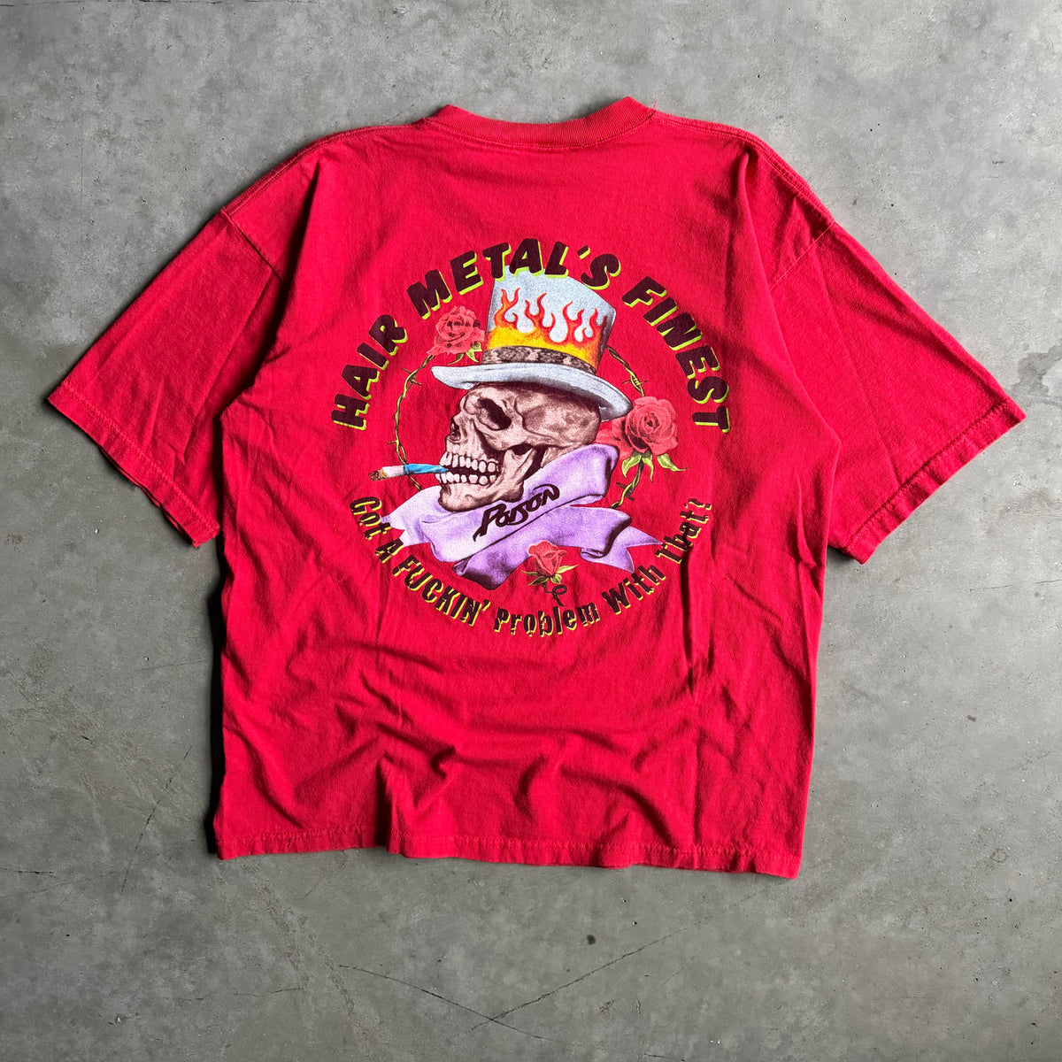 Vintage Poison ‘Glam, Slam, Kings Of Noise’ Band T Shirt