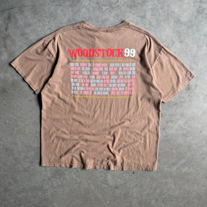 Vintage Woodstock 1999 Stars & Stripes VW Bus Tee