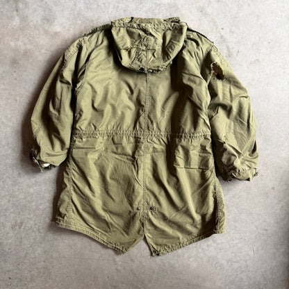 Vintage Thrashed US Army M-1951 Fishtail Parka W/ Liner