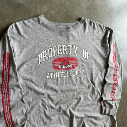 Y2K Adidas Athletic Dept. Striped Longsleeve