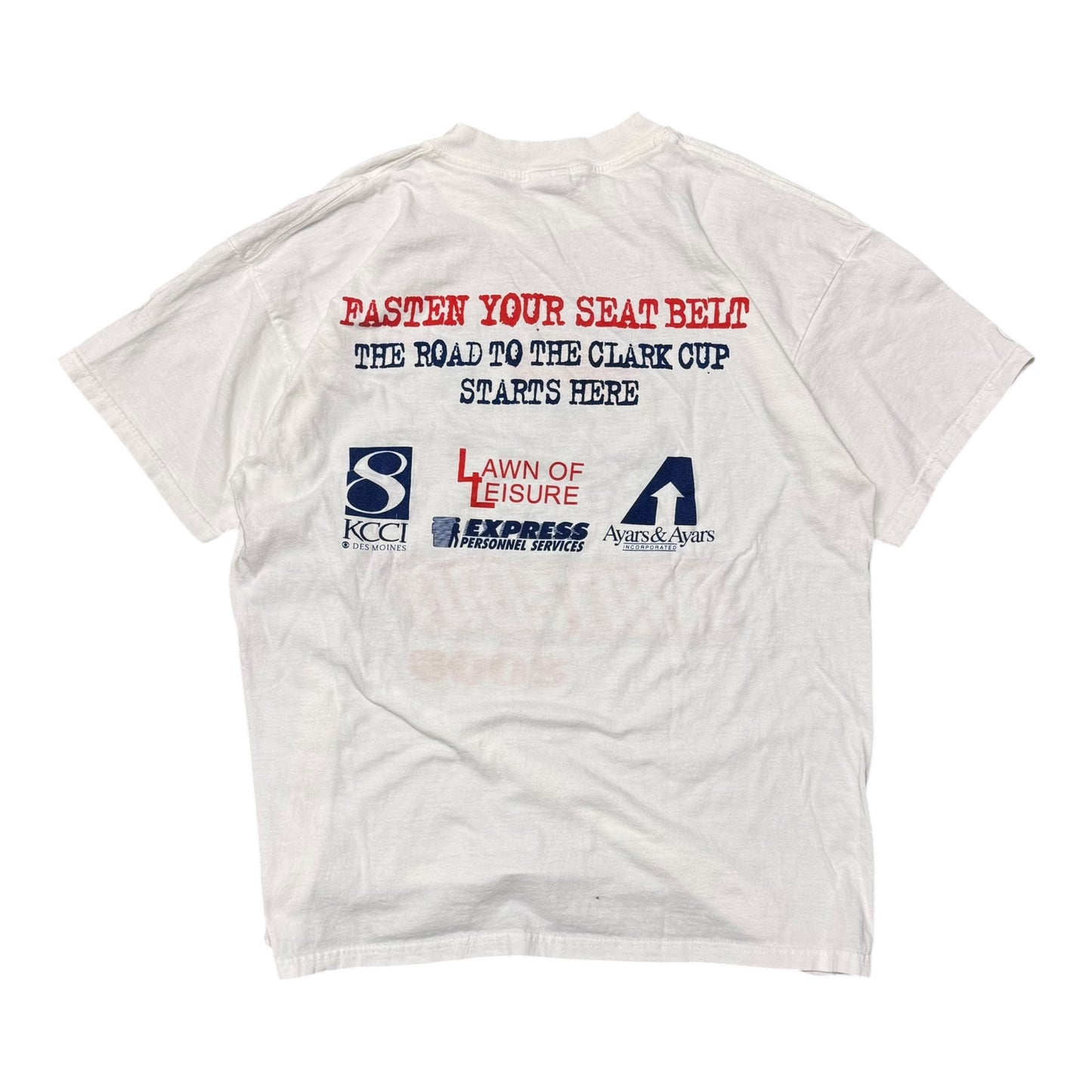 Vintage Des Moines Buccaneers 2000 Whiteout Tee