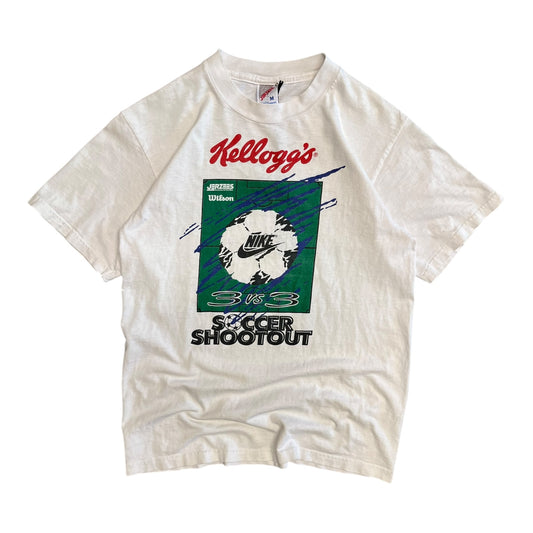 Vintage Nike Kelloggs 3 vs 3 Soccer Tee