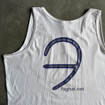 Vintage Foghat Abstract Drum Set Logo Sleeveless Tee