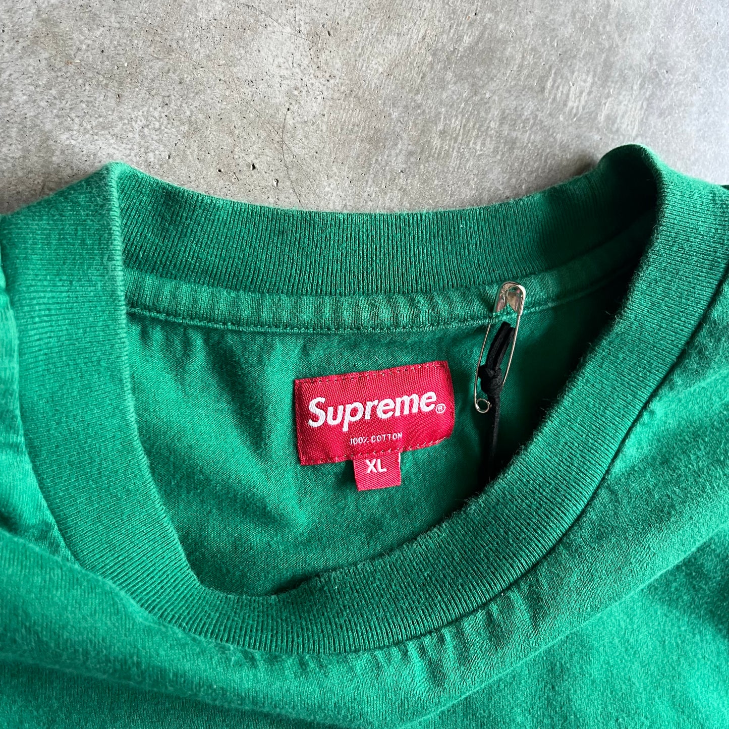 Supreme FW19 Gold Bars Tee - Green