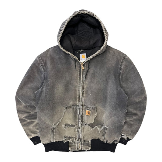 Carhartt ‘J130 BLK’ Thrashed Black Active Jacket