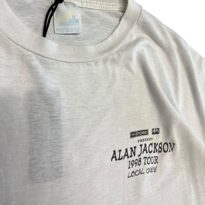 Vintage Alan Jackson 1998 Tour Local Crew T Shirt