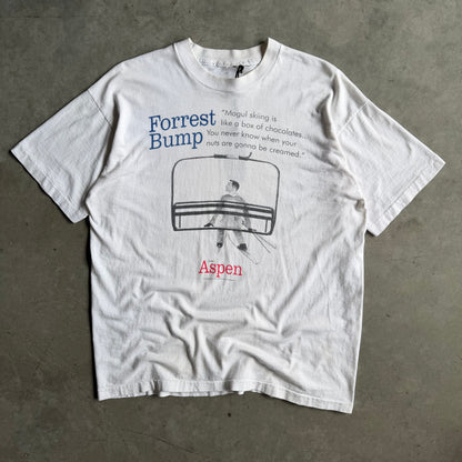 Vintage Aspen Forrest Bump Skiing Gag Tee