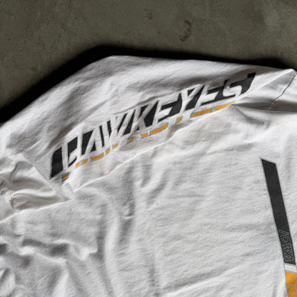 Y2K Nike Iowa Hawkeyes Chest & Sleeve Spell-Out Longsleeve