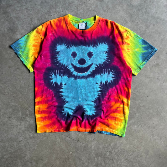 Vintage Grateful Dead Tie Dye Bear Steal Your Face T Shirt