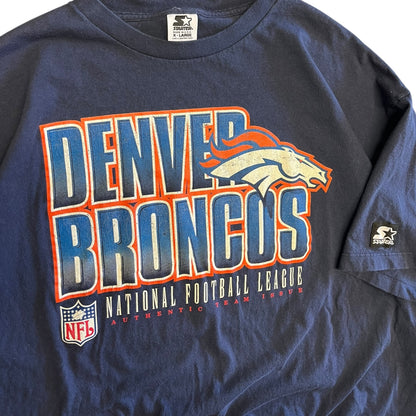 Vintage Navy Denver Broncos NFL Tee