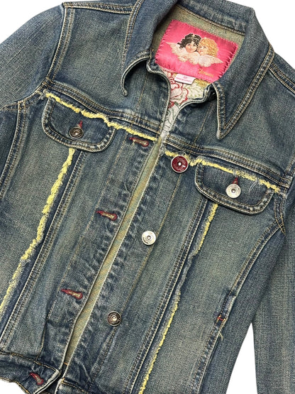 Women’s Y2K Fioucci Embroidered Jean Jacket