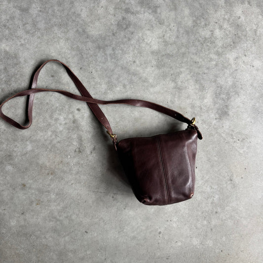 Vintage Coach Pochette Brown Crossbody