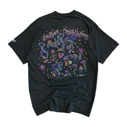 Vintage Northern Constellations Stars Black Tee