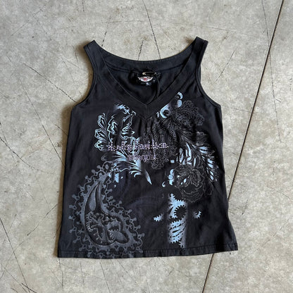 Women’s Y2K Harley Davidson Fairycore V Neck Tank