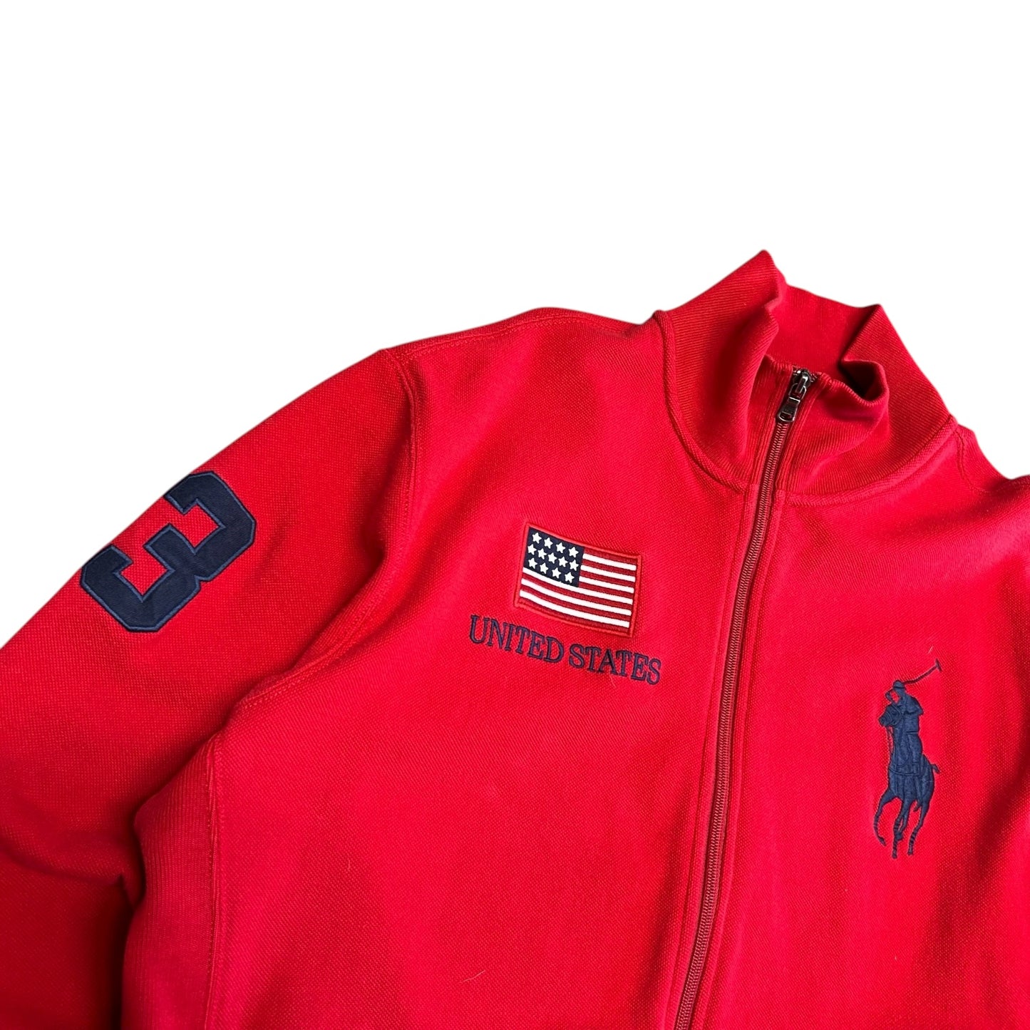 Polo Ralph Lauren Big Pony USA Zip Up Track Jacket