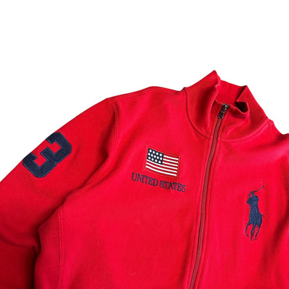 Polo Ralph Lauren Big Pony USA Zip Up Track Jacket