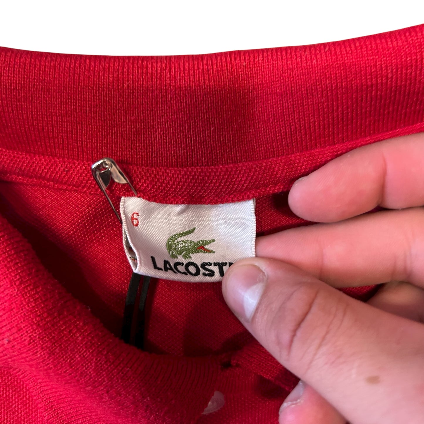 Lacoste Classic Polo in Red