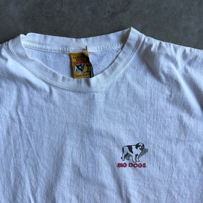 Y2K Big Dogs Chest Corner Logo Tee