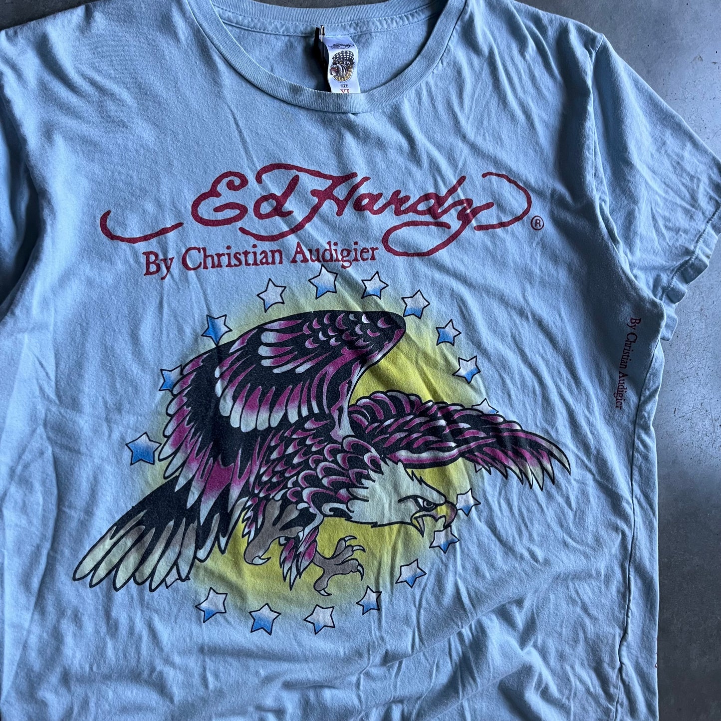 Vintage Ed Hardy Eagle & Stars Tee