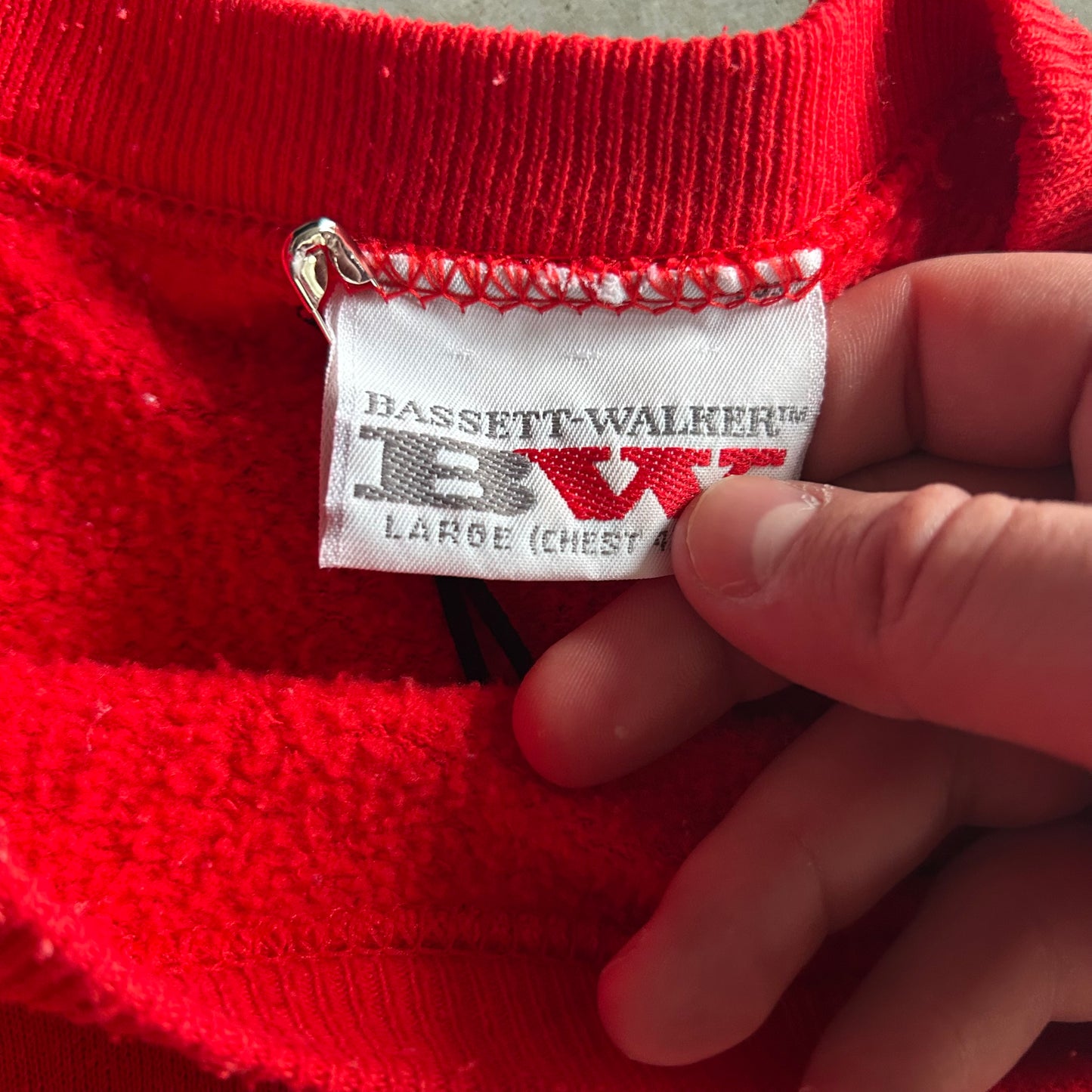 Vintage Halverson Mug Raglan Cut Crewneck Sweatshirt