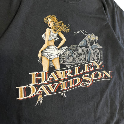 Y2K Harley Davidson Sport Center Women Tee