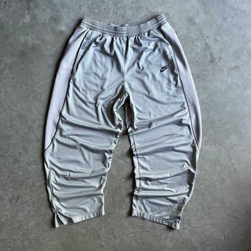 Y2K Nike Silver Mesh Panel Track Pants