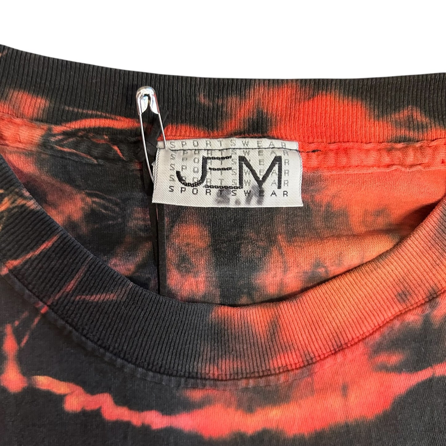 Y2K Classic Custom Steel Tie Dye Biker Tee