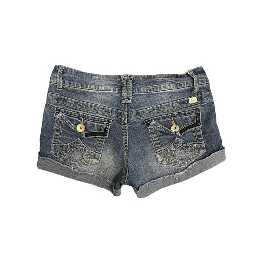 Y2K Womens LEI Ashley Lowrise Mini Denim Shorts