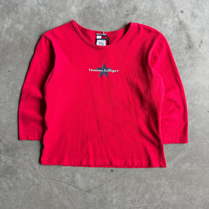 Y2K Women’s Tommy Hilfiger Star Longsleeve Boxy Tee