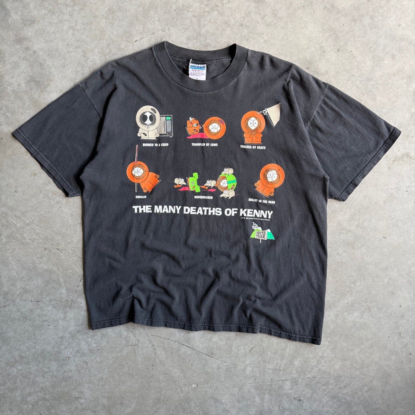 Vintage 90s South Park ‘Deaths Of Kenny’ T Shirt