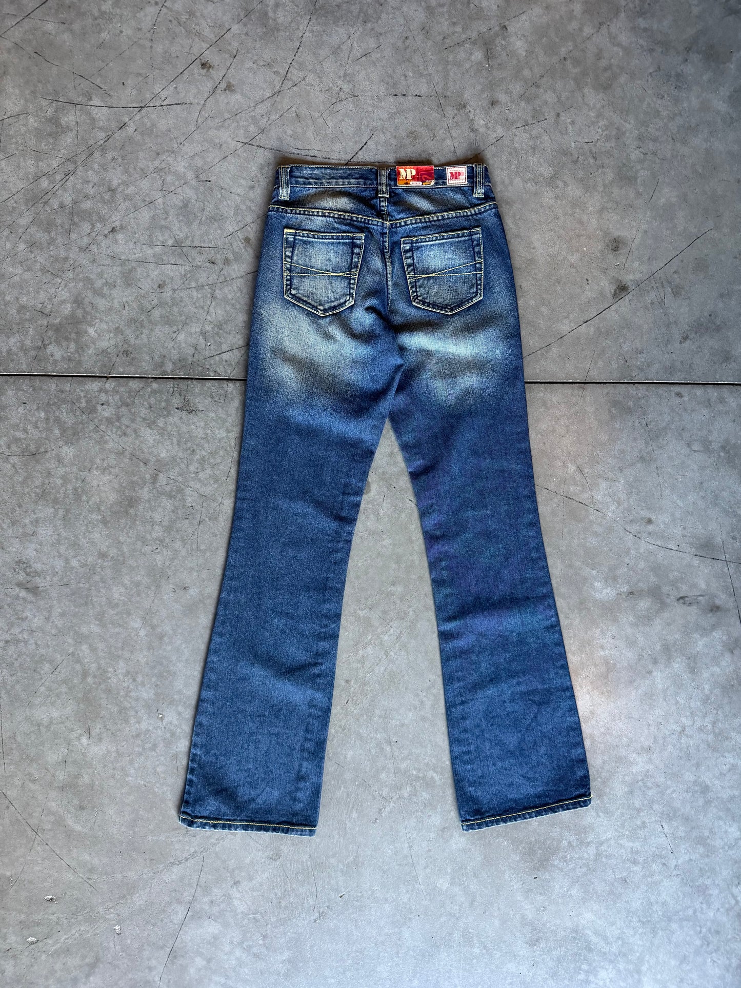 Women’s Y2K Deadstock Members Property Lowrise Flare Jeans