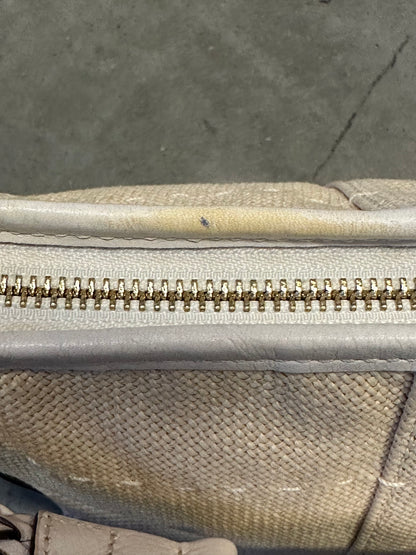 Coach Rattan Basket Hobo With Braided Handle