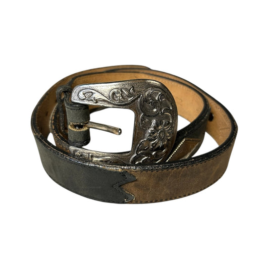 Vintage Western Diamond Concho Belt