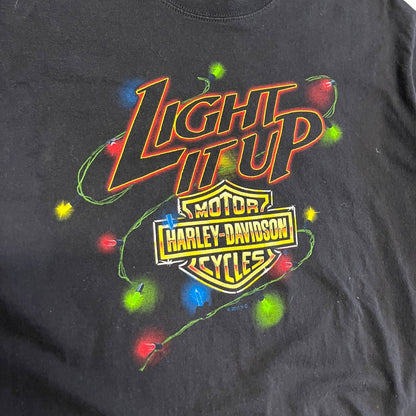 Y2K Light It Up Harley Davidson Tee