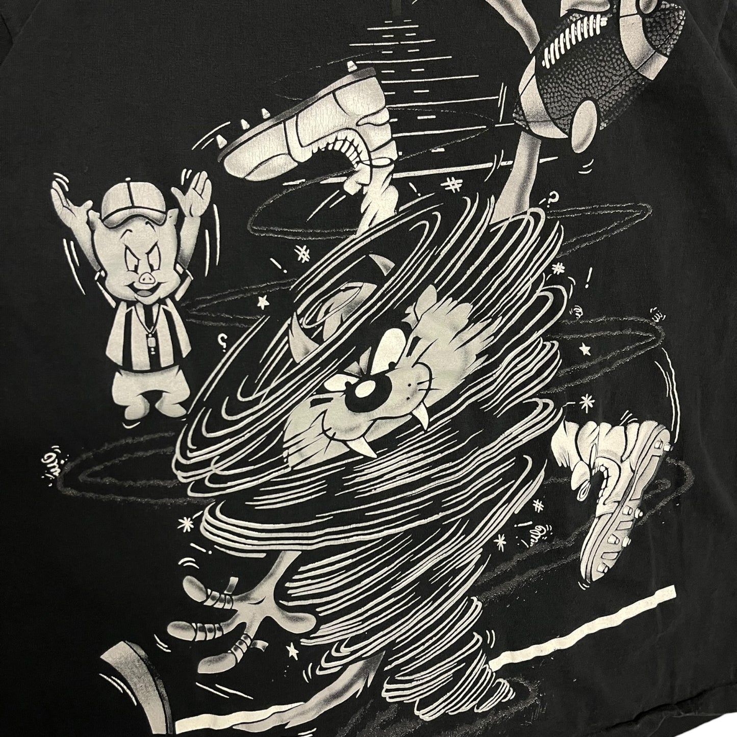 Vintage Taz Green Bay Packers Big Graphic Tee