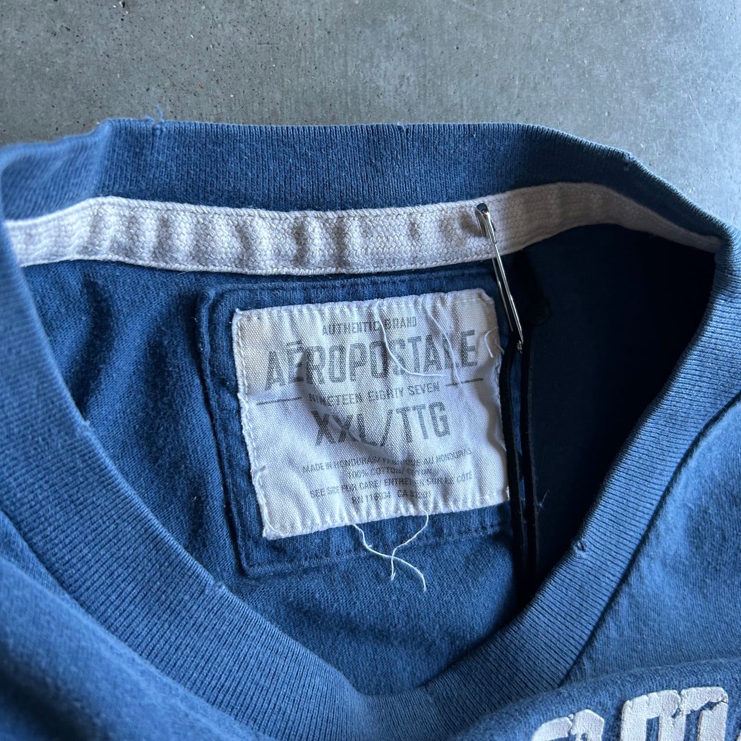 Y2K Aeropostale So Cal 1987 Surf Team Blue Tee