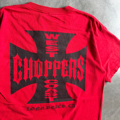 Y2K West Coast Choppers Red Tee