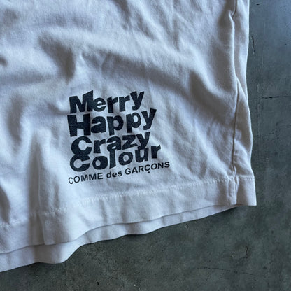 COMME des GARÇONS PLAY Merry Happy Crazy Colour Lips Tee