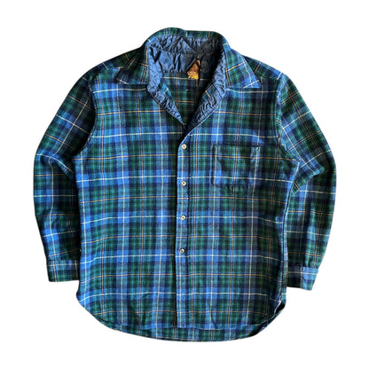 Vintage Pendleton Blue Wool Flannel