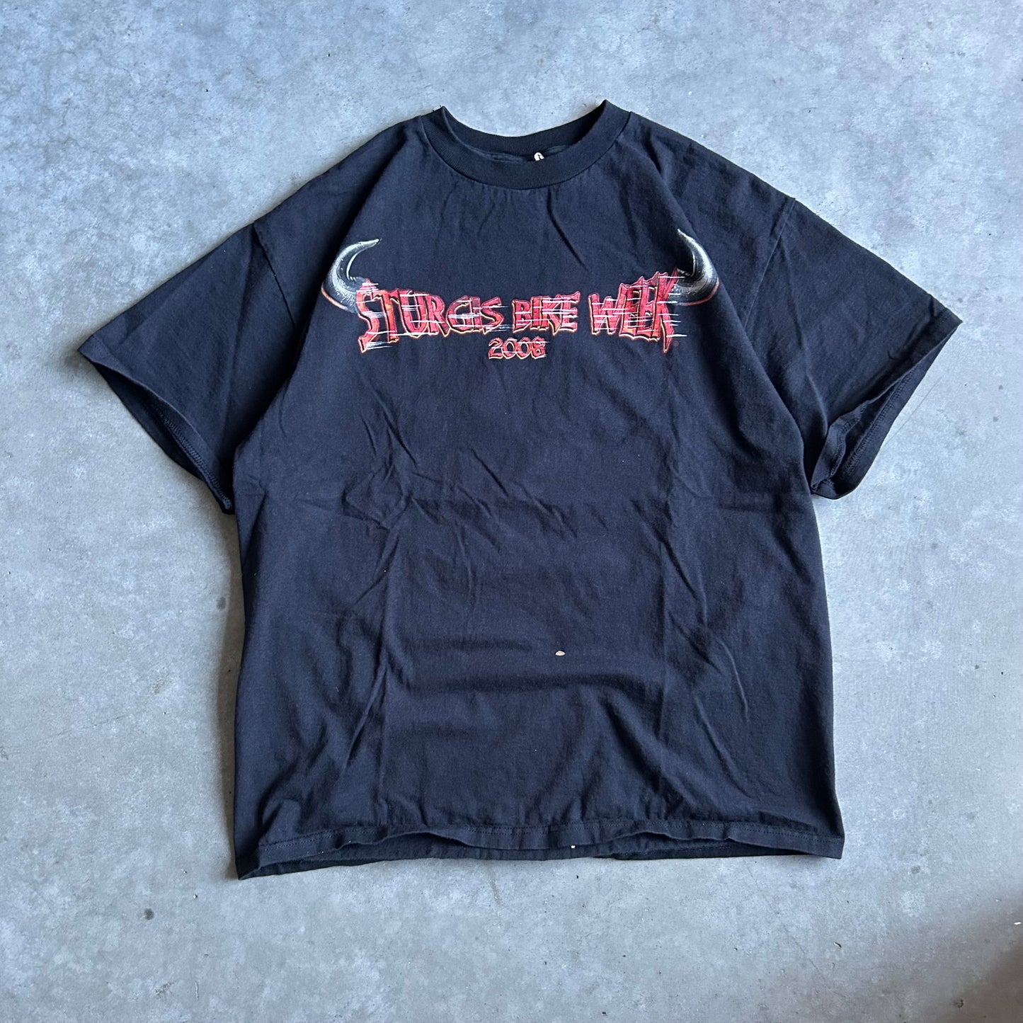 Y2K Sturgis 2008 Bike Week Bison Tee