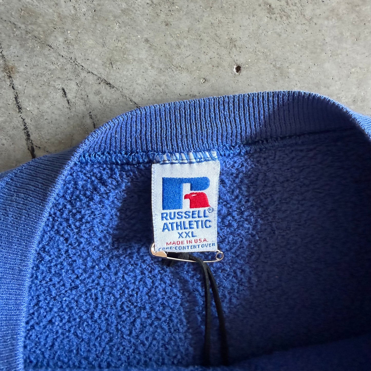Vintage Russell Athletic Blue Blank Sweatshirt