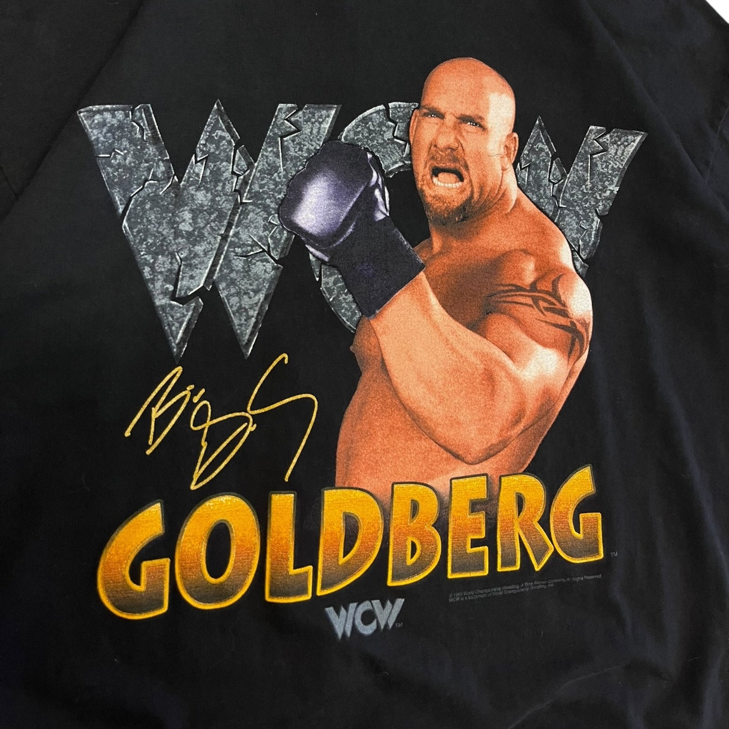 Vintage WCW Goldberg Wrestling T Shirt